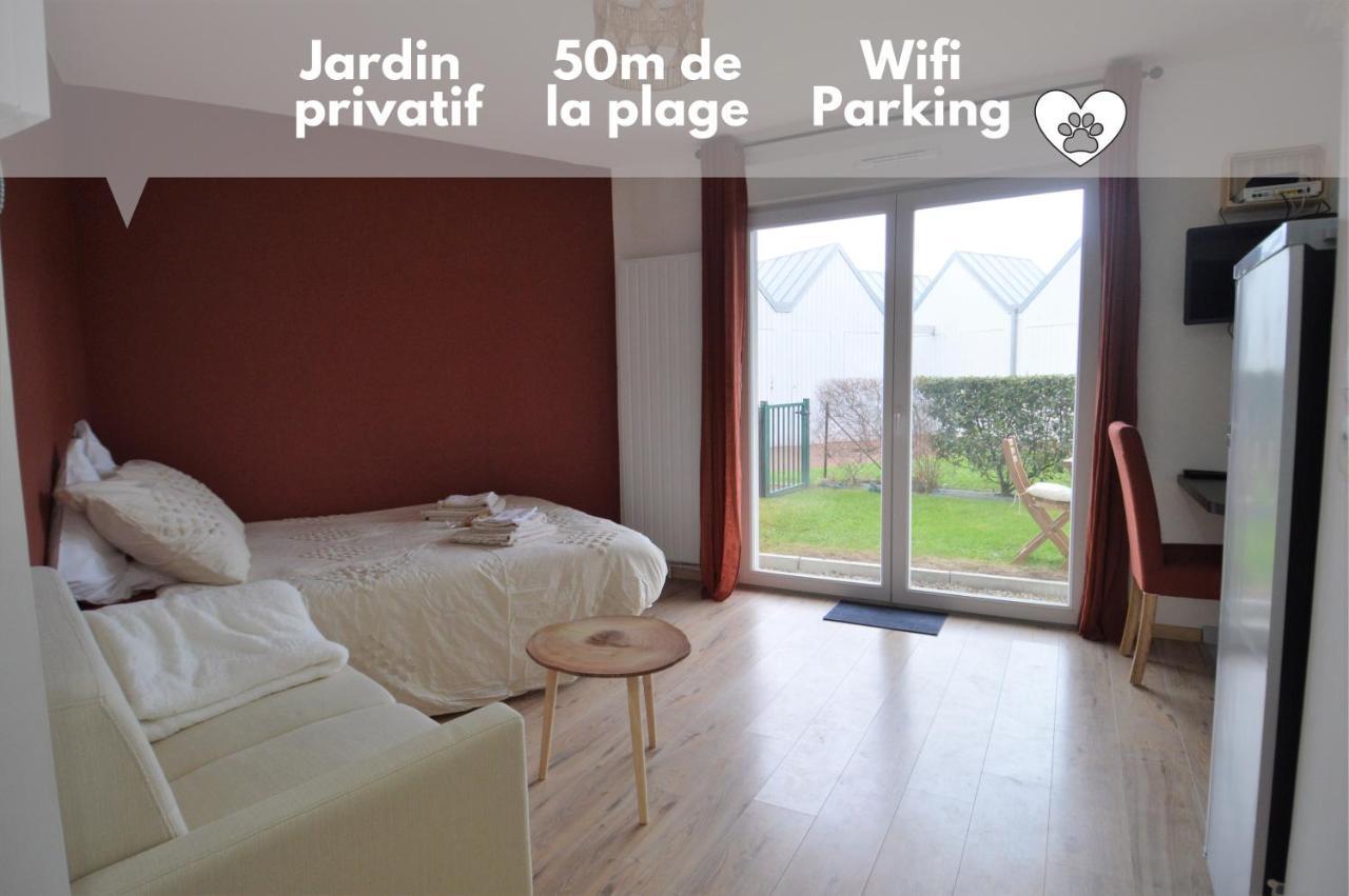 Jardin - A 50M De La Plage - Wifi - Parking Courseulles-sur-Mer Luaran gambar